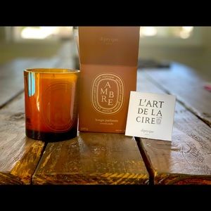 Brand new- Ambre Diptyque bougie parfumee scented candle